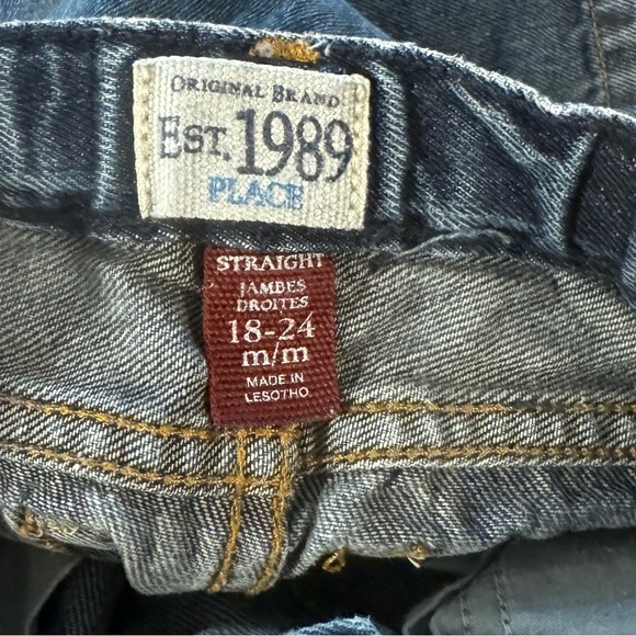 Children’s Place- Toddler 18m-24m Non-Stretch Bootcut Jeans - 18m-24m - Picture 4 of 4